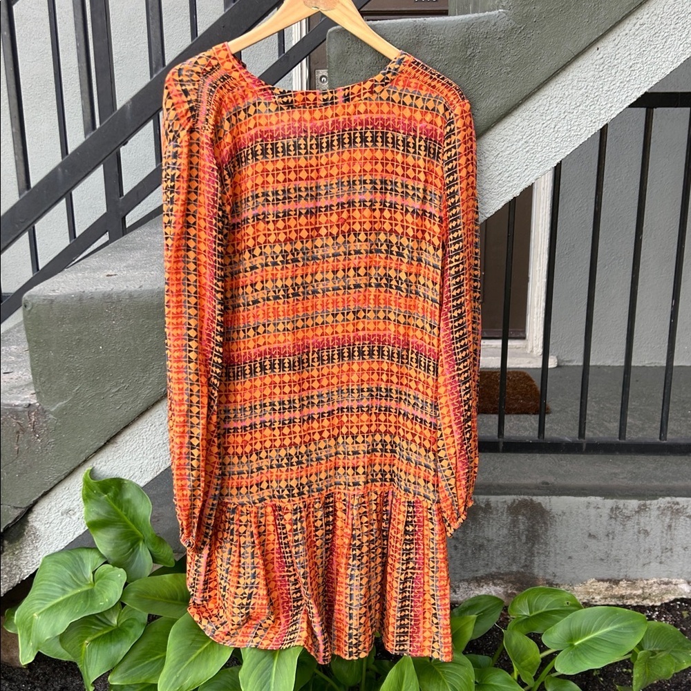 Anthropologie Saturday Sunday Tunic Mini Dress Cottagecore Boho Bohemian Sz Sm - Picture 9 of 10